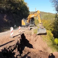 Aménagement et rectification du P.R. 34 à 36 BROQUIES  - Guipal TP en Aveyron